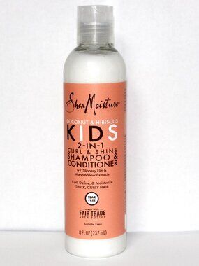 Shea Moisture Kids 2-in-1 Shampoo Conditioner, Coconut Hibiscus 8 oz